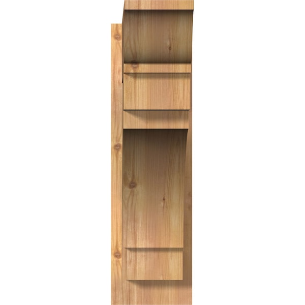 Merced Smooth Traditional Outlooker, Western Red Cedar, 7 1/2W X 26D X 26H